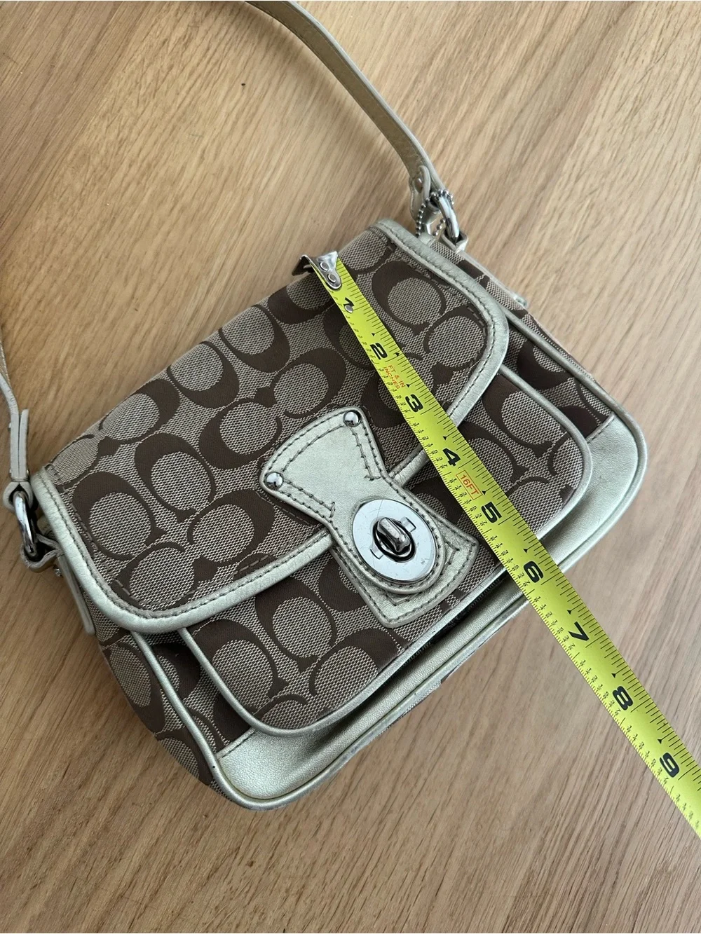 Coach Turnlock Shoulder Bag